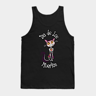 Dia de los Muertos- Sugar Candy Cat Tank Top